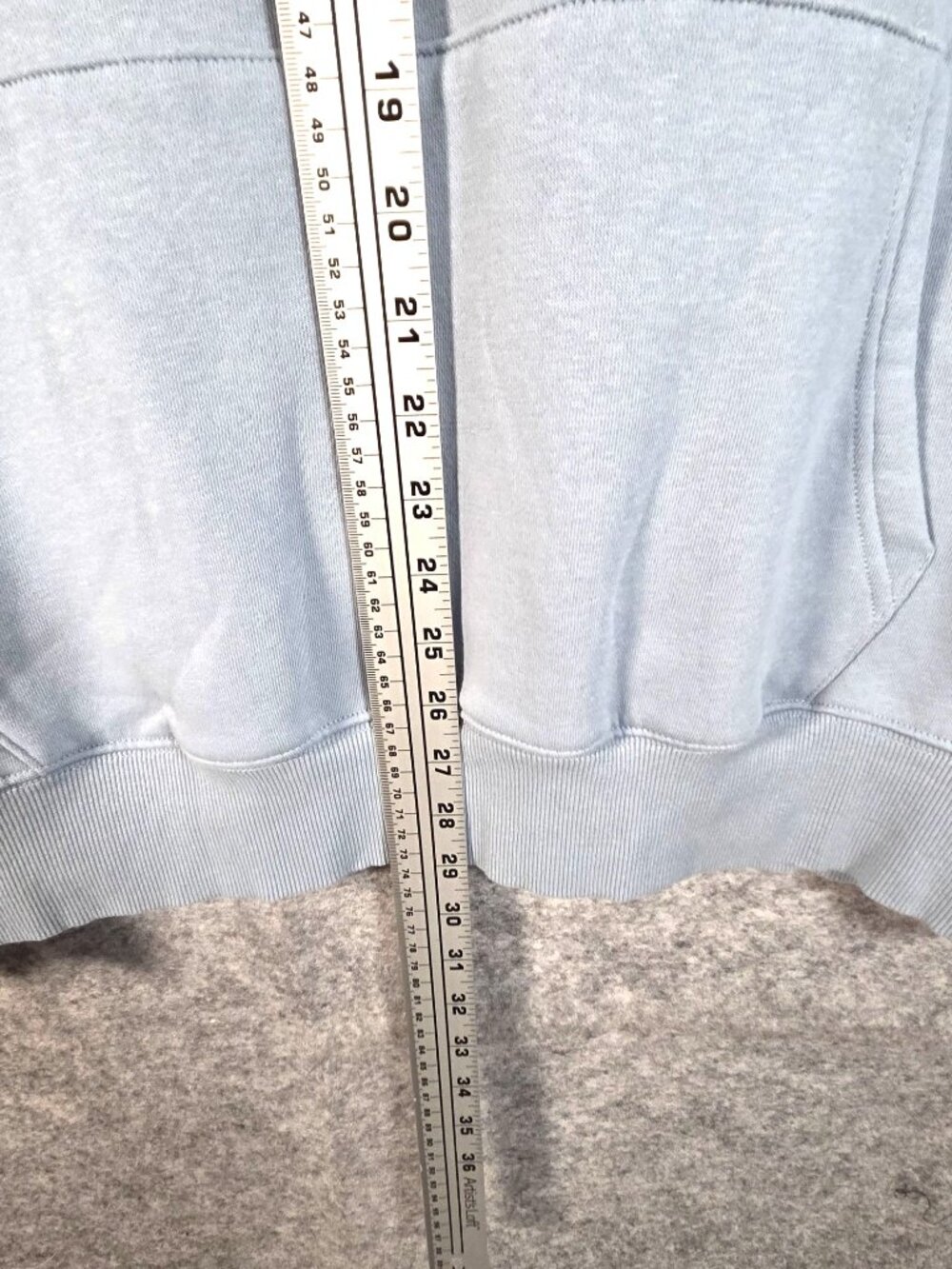 Alphalete Women’s Hoodie Gray Oversized Gym Pullover Sweatshirt L - Picture 5 of 9